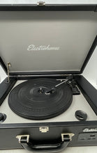 Load image into Gallery viewer, Electrohome Eanos 300 Black USB SD Aux Home Audio Stereo Turntable Untested