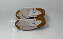 Load image into Gallery viewer, Nike Boys Air Jordan 4 RM FQ7939-104 White Blue Leather Sneakers Shoes Size 4