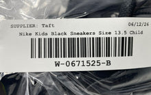 Load image into Gallery viewer, Nike Kids Air Max 90 CD6867-001 Black Low Top Lace-Up Sneaker Shoes Size 13.5C