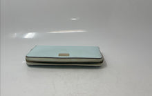 Load image into Gallery viewer, Kate Spade Womens Newbury Lane Neda Light Green Leather Zip-Around Wallet