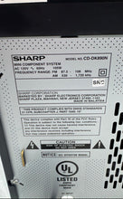 Load image into Gallery viewer, Sharp CD-DK890N Black 5-Disc Mini Shelf And Audio Component System Not Tested