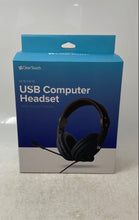 Load image into Gallery viewer, Clear Touch HS100 Microphone USB Computer Headset Stereo Headphone Not Tested