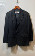 Load image into Gallery viewer, Zara Mens Black Pinstripe Two-Button Blazer And Pants 2-Pieces Suit Set Sz 40/32