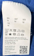 Load image into Gallery viewer, Hugo Boss Mens Blue Graphic Print Short Sleeve Pullover T-Shirt Size Medium