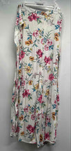 Load image into Gallery viewer, New Look Womens Multicolor Floral Flat Front Wide Leg Palazzo Pants Size L