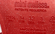 Load image into Gallery viewer, Mini Melissa Girls Red Close Toe Baby Amy Jelly Mary Jane Sandals Size 3