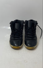 Load image into Gallery viewer, Nike Kids Air Jordan 11 Black Leather Lace-Up Mid Top Basketball Shoes Size 3Y