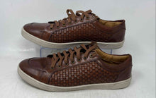 Load image into Gallery viewer, Oxford Mens Brown Leather Round Toe Lace-Up Sneaker Shoes Size 11M