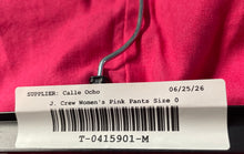 Load image into Gallery viewer, J. Crew Womens Pink Seaside Flat Front Drawstring Waist Wide-Leg Sweatpants Sz 0