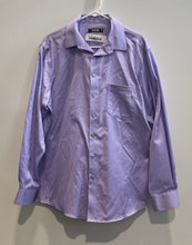 Load image into Gallery viewer, Murano Mens Purple Long Sleeve Spread Collar Pockets Dress Shirt Size 16.5