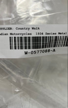 Load image into Gallery viewer, Desperate Sign Co. Yellow 1934 Indian Motorcycle Series 402 Tin Metal Sign