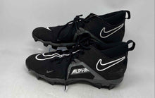 Load image into Gallery viewer, Nike Mens Alpha Menace 3 Shark Black Lace-Up Football Cleats Size 11.5W