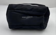 Load image into Gallery viewer, Dolce & Gabbana Beauty Womens Black Lined Zipper Cosmetic Pouch Case
