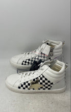 Load image into Gallery viewer, Vintage Havana Womens Lexi White Black Check Mid Top Sneaker Shoes Size 8