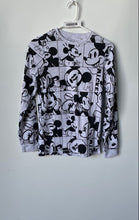 Load image into Gallery viewer, Disney Womens White Black Mickey Mouse Long Sleeve Pullover Sweatshirt Size 16
