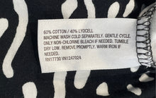 Load image into Gallery viewer, Diane Von Furstenberg Womens Black White Sea Spots Long Sleeve Wrap Dress Sz 1X