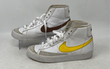 Load image into Gallery viewer, Nike Kids Blazer Mid '77 DA4086-103 White Yellow Brown Sneaker Shoes Size 4Y