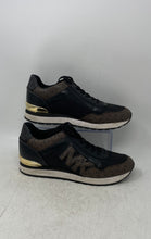 Load image into Gallery viewer, Michael Kors Womens Brown Black Lace-Up Low Top Sneakers Shoes Size 10M