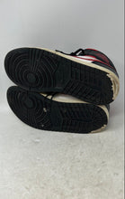 Load image into Gallery viewer, Nike Mens Air Jordan 1 Mid 554724-079 Red Black White Sneaker Shoes Size 9