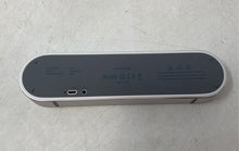 Load image into Gallery viewer, Tomax RS809 Silver USB & AUX Stereo Portable Wireless Bluetooth Speaker Untested