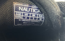 Load image into Gallery viewer, Nautica Kids Seaspray Black White Low Top Lace-Up Sneakers Shoes Size 4