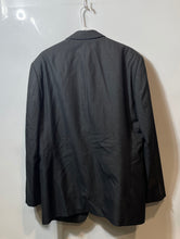 Load image into Gallery viewer, Hugo Boss Mens Dark Gray Pinstripe Single-Breasted Three-Button Blazer Size 42R