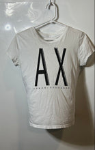 Load image into Gallery viewer, Armani Exchange Womens White Crew Neck Short Sleeve Pullover T-Shirt Size M