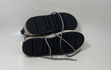 Load image into Gallery viewer, Desigual Womens Tartan Black White Lace-Up Mid Top Sneaker Shoes Size 10