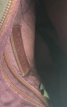 Load image into Gallery viewer, Heritage Womens Brown Leather Single Strap Zip Top Lined Crossbody Bag