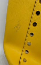 Load image into Gallery viewer, Michael Kors Womens Rivington Yellow Leather Studded Inner Pocket Tote Purse