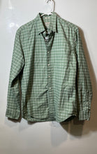 Load image into Gallery viewer, J. Crew Mens Green White Plaid Cotton Long Sleeve Collared Button-Up Shirt Sz M