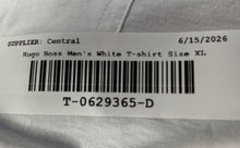Load image into Gallery viewer, Hugo Boss Mens White Cotton Short Sleeve Crew Neck Pullover T-Shirt Size XL