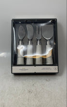 Load image into Gallery viewer, Threshold Stainless Steel & White Marble Manchester Cheese 4 Pcs Knife Set w/Box