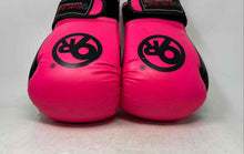 Load image into Gallery viewer, 9Round Pink Black 30 Min Kickbox Fitness Sporting Hook & Loop Boxing Gloves