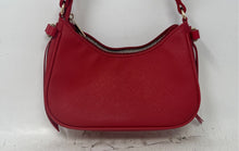Load image into Gallery viewer, LD Womens Red Faux Leather Side Tassel Inner Pockets Zipper Shoulder Bag