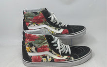 Load image into Gallery viewer, Vans Mens Sk8-Hi Reissue 721356 Black Floral Lace-Up Sneaker Shoes Size 12