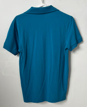 Load image into Gallery viewer, Hugo Boss Mens Blue Cotton Short Sleeve Collared Polo Shirt Size Small
