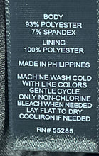 Load image into Gallery viewer, Express Womens Black Sleeveless Ribbed Back Zip Asymmetrical Sheath Dress Size 2
