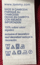 Load image into Gallery viewer, Tommy Hilfiger Mens Red Cotton Long Sleeve V-Neck Pullover Sweater Size XL
