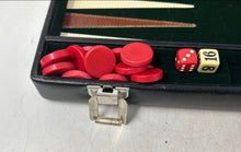 Load image into Gallery viewer, Folding Backgammon Casino Portable Briefcase Traditional Game Set