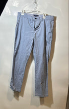 Load image into Gallery viewer, Tommy Hilfiger Mens Blue Regular Fit Stretch Flat Front Chino Pants Size 34x32