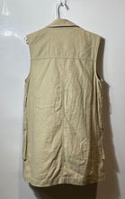 Load image into Gallery viewer, Zara Womens Khaki Sleeveless Collared Pockets Button Front Vest Size XS
