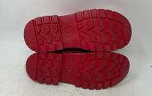 Load image into Gallery viewer, Lola + The Boys Unisex Kids Crystal Ruby Red Side Zipper Ankle Boots Size 35/4Y