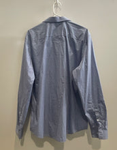 Load image into Gallery viewer, Calvin Klein Mens Blue Check Infinite Cool Non-Iron Button-Up Shirt Size Large