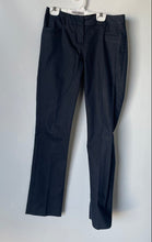 Load image into Gallery viewer, Express Womens Blue Flat Front Pockets Regular Fit Columnist Dress Pants Size 0R