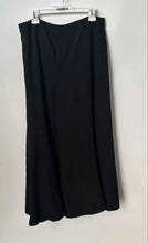 Load image into Gallery viewer, Zara Womens Black Flat Front Pockets Wide-Leg Cropped Pants Size XL
