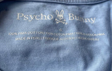 Load image into Gallery viewer, Psycho Bunny Mens Blue Pima Cotton Short Sleeve Crew Neck T-Shirt Size 4