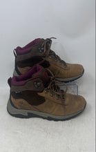 Load image into Gallery viewer, Timberland Womens Mt. Maddsen Mid Brown & Purple Leather Hiking Boots Size 6