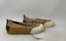Load image into Gallery viewer, Zara Womens Beige Canvas Cap-Toe Lace-Up Platform Sneakers Shoes Size EU 36