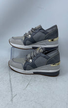 Load image into Gallery viewer, Michael Kors Womens Liv Gray Round Toe Lace-Up Sneaker Shoes Size 7.5M
